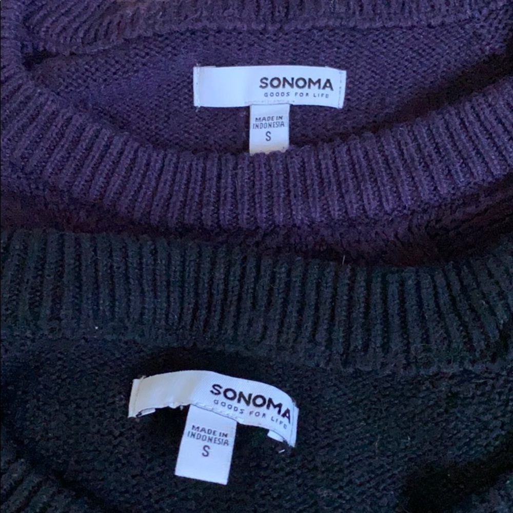 BUNDLE of Sonoma Sweaters Size S - Picture 3 of 9